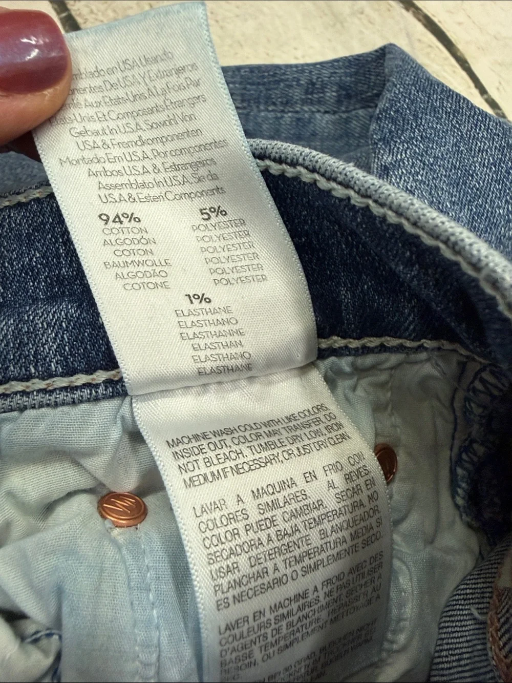 Mother Jeans The Insider Crop Step Fray in Dancing on Coals Size 24